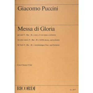 Partitur Messa di Gloria