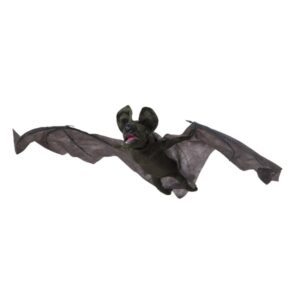 Animierte Fledermaus - 90cm Halloween Figur zum Hängen - bewegt Kop...