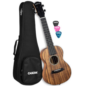 Konzert Ukulele Cascha Acacia Solid Top HH2348