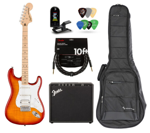 Starterset E-Gitarre Fender Squier Affinity Premium Bundle - SSB