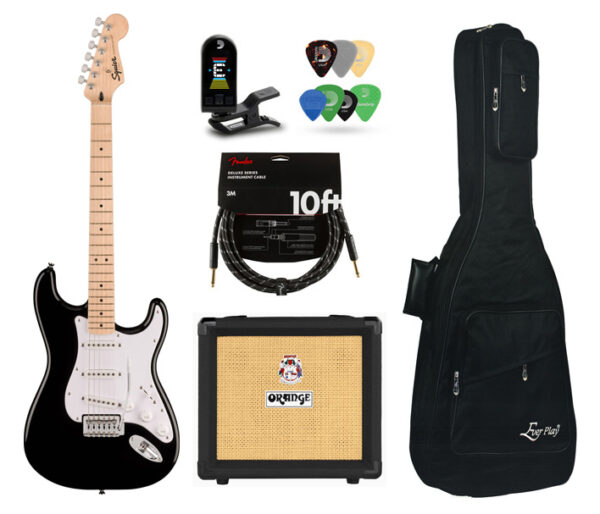 Starterset E-Gitarre Squier Sonic Starter Bundle - BLK