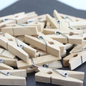 Mini Holzwäscheklammern - 200+ Stück - für DIY Adventskalender - 3