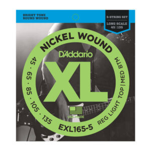 Saitensatz D´Addario EXL165-5 5-String/Long Scale/Light-Medium