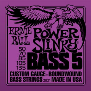 Saitensatz Ernie Ball EB2821 Power Slinky Nickel 5-String