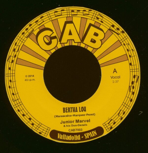 Junior Marvel - Bertha Lou - Just Keep On Going (7inch