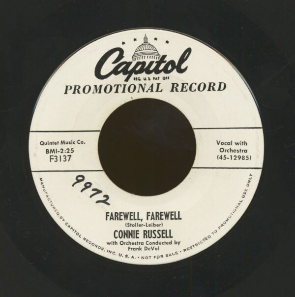 Connie Russell - Farewell