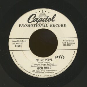 Micki Marlo - Pet Me Poppa - Like I Loved Nobody Before (7inch