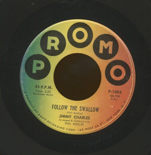 Jimmy Charles - Follow The Swallow - The Age For Love (7inch