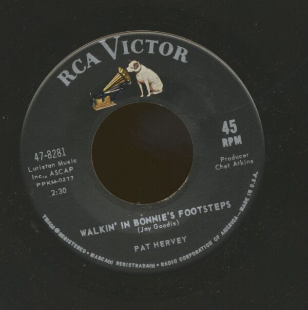 Pat Hervey - Walkin' In Bonnie's Footsteps - It's Love That Counts (7inch