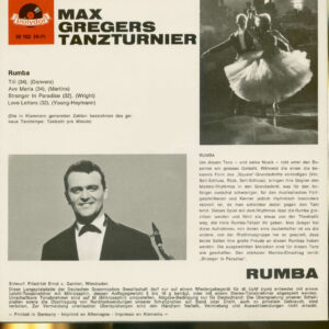 Max Greger's Dance Orchester - Max Gregers Tanzturnier - Rumba (7inch