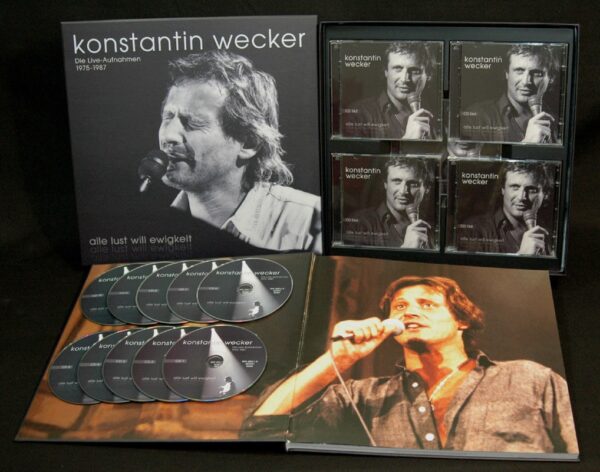 Konstantin Wecker - Live-Aufnahmen (10-CD Deluxe Box Set)