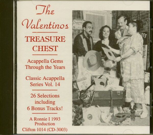 The Valentinos - Treasure Chest - Acappella Gems Through The Years (CD)