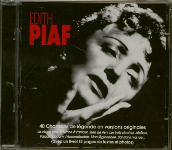 Edith Piaf - La Vie En Rose - 40 Chansons (2-CD)