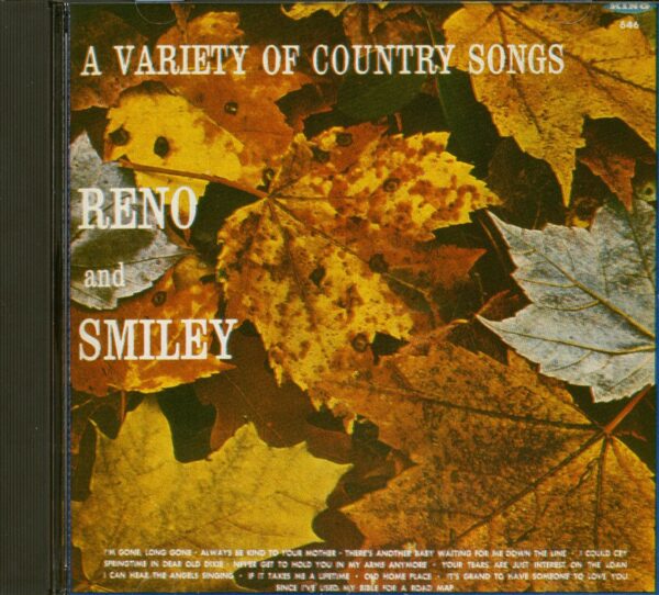 Don Reno & Red Smiley - A Variety Of Country Songs (CD)