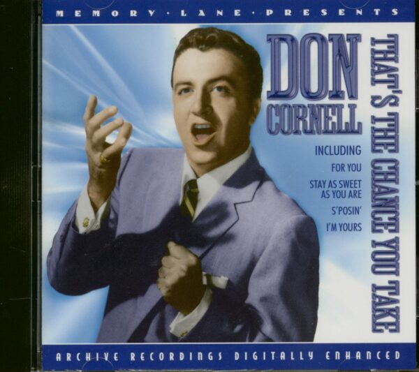 Don Cornell - That's The Chance You Take (CD)