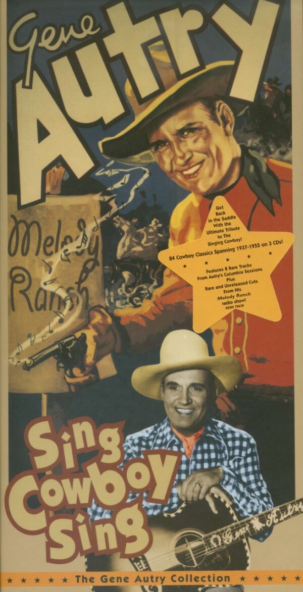 Gene Autry - Sing Cowboy Sing ! (3-CD Box)