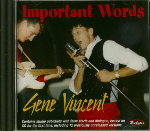 Gene Vincent - Important Words (CD)