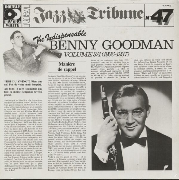 Benny Goodman - The Indispensable Benny Goodman - Vol.3&4 (2-LP)