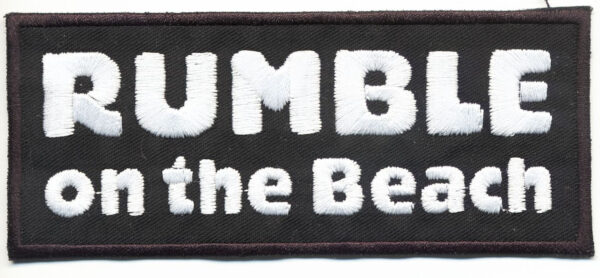 Rumble On The Beach - Rumble On The Beach - Patch (Black & White)