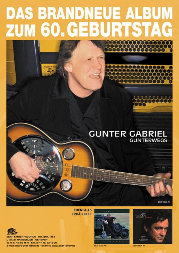 BEAR FAMILY RECORDS - Gunter Gabriel - Gunterwegs