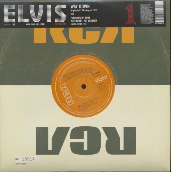 Elvis Presley - 18 UK #1s Vol.17 - Way Down (10inch