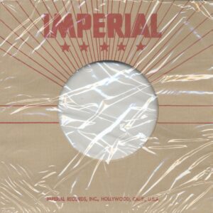 Schallplattenhülle - Record Sleeve - Imperial USA - 45rpm record sleeve - 7inch Single Cover