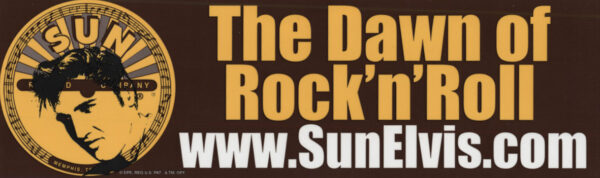 Sun Records - The Dawn Of R&R - Bumper Sticker 25x7.5 cm