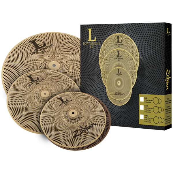 Zildjian Low Volume LV348 Cymbal Set 13HH/14C/18CR Becken-Set