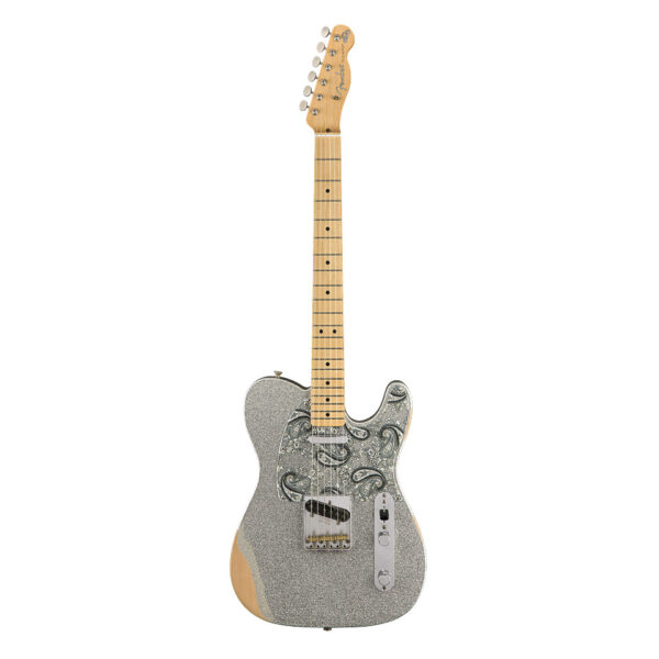 Fender Brad Paisley Road Worn Telecaster Silver Sparkle E-Gitarre