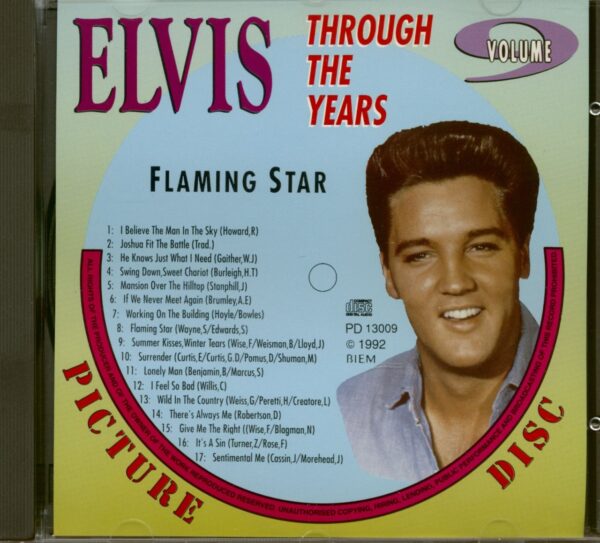 Elvis Presley - Through The Years Vol.9 - Flaming Star (CD)