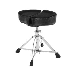 AHead SPG-BL-4 Spinal Glide Black Saddle Drum Throne Drumhocker