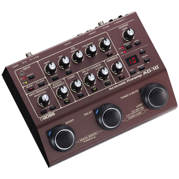 Boss AD-10 Acoustic Preamp Effektgerät Akustikgitarre