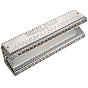 Hohner Bass 78 Orchester Mundharmonika