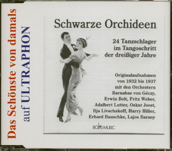 Various - Schwarze Orchideen - 24 Tanzschlager im Tangoschritt der dreißiger Jahre (CD)