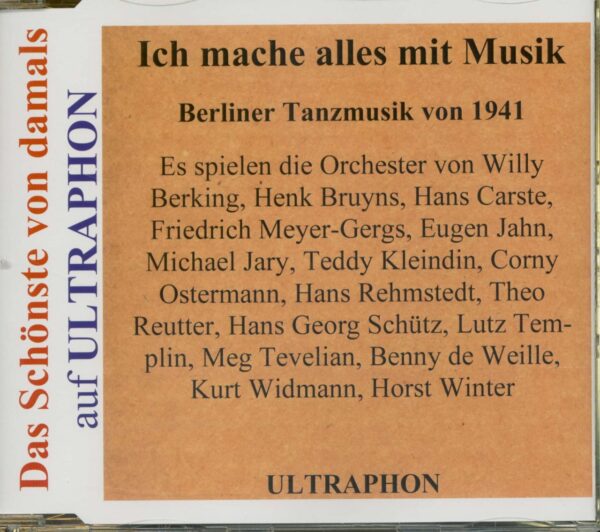 Various - Berliner Tanzmusik von 1941- Das Schönste Von Damals (CD)