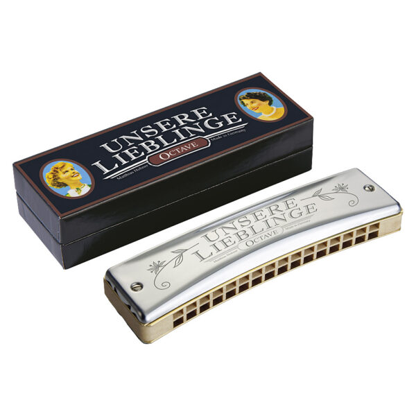 Hohner Unsere Lieblinge 32 G Wiener Oktav-Mundharmonika