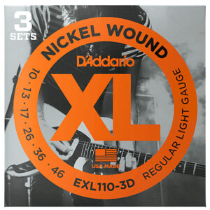 D'Addario EXL110-3D Nickel Wound .010-046 Saiten E-Gitarre