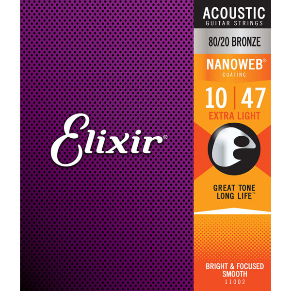 Elixir Nanoweb Bronze Extra Light .010-047 Saiten Westerngitarre