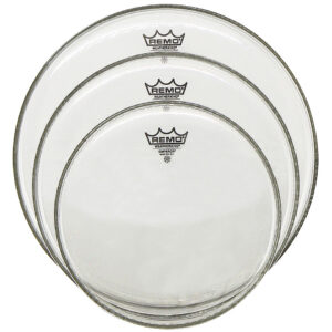 Remo Emperor Clear 12"/13"/16" Drum Head Pack Schlagzeug-Fell-Set