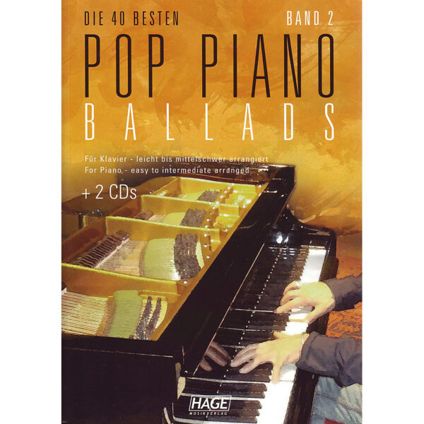 Hage Pop Piano Ballads 2 Notenbuch