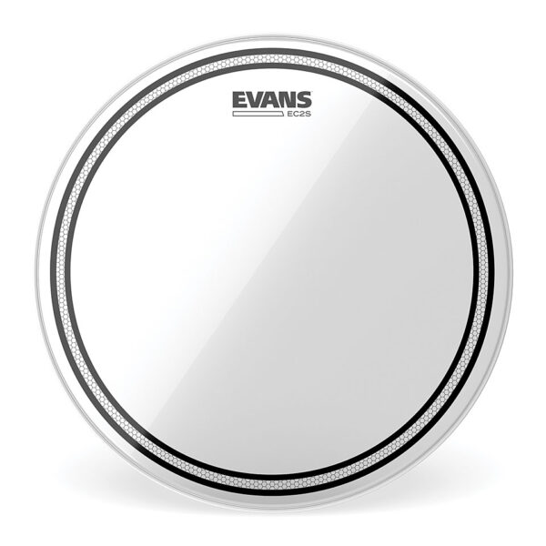 Evans Edge Control EC2S Clear 6" Tom Head Tom-Fell