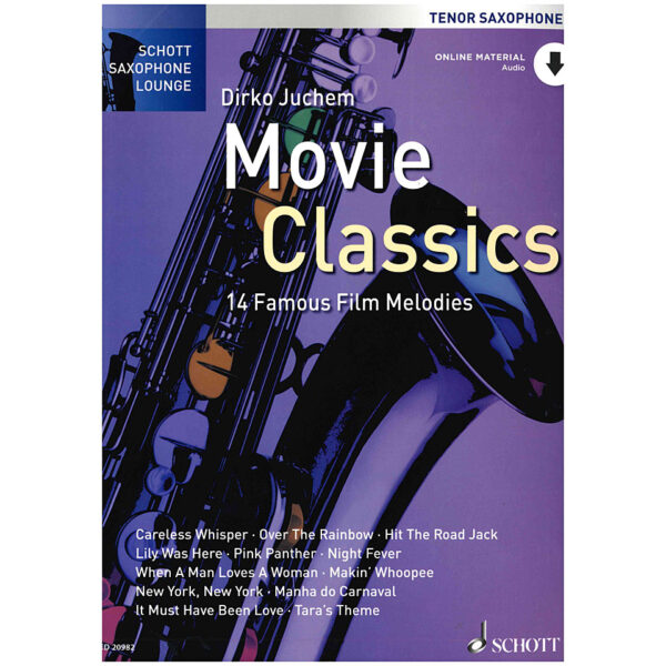 Schott Saxophone Lounge - Movie Classics Tenor Sax Notenbuch