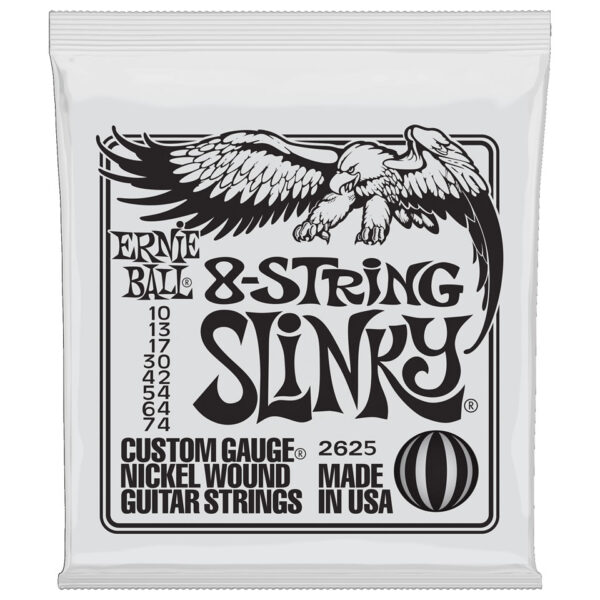 Ernie Ball 8-String Slinky 2625 .010-074 Saiten E-Gitarre