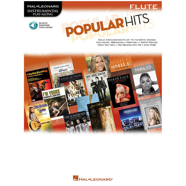 Hal Leonard Popular Hits for Flute Play-Along