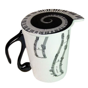 Musicwear Vertical Music Notes Mug Kaffeetasse