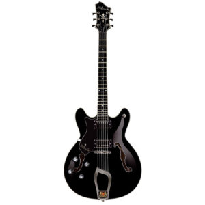 Hagstrom Viking Black E-Gitarre Lefthand