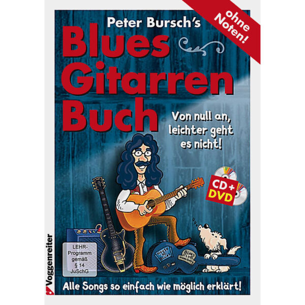 Voggenreiter Peter Bursch's Blues Gitarrenbuch Lehrbuch