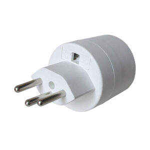 AudioTeknik Plug Adapter EU (Type F) / CH (Type J) Netzstecker