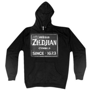 Zildjian Quincy Vintage Sign T4641 Zip Hoodie S Hood Zip