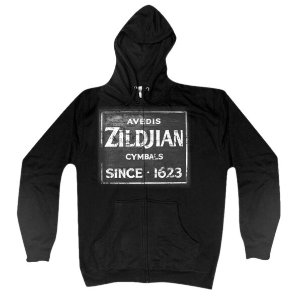 Zildjian Quincy Vintage Sign T4641 Zip Hoodie S Hood Zip